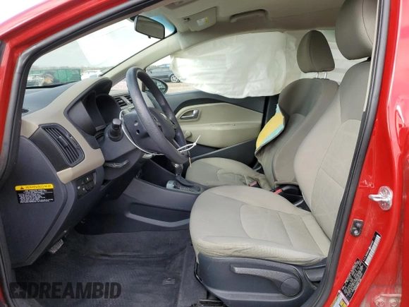 2017 Kia Rio LX with VIN KNADM4A34H6034535, listed as a Copart auction lot 45338195 with 123,459 mi miles and Salvage Title. Bid and sale history available at carsss.com. Image 7.