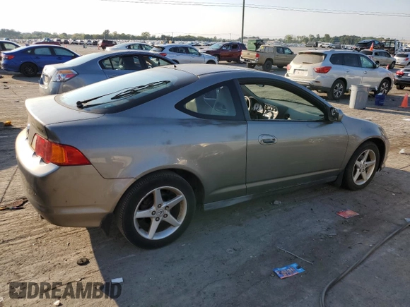 2002 Acura RSX Auto with VIN JH4DC54832C029739, listed as a Copart auction lot 69326204 with 0 mi miles and Salvage Title. Bid and sale history available at carsss.com. Image 3.