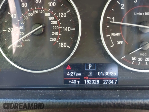 2013 BMW 3 Series 328i xDrive with VIN WBA3B3C56DF540744, listed as a IAAI auction lot 41433347 with 162,328 mi miles and . Bid and sale history available at DreamBid. Image 15.