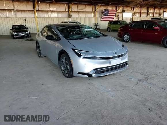2024 Toyota Prius LE with VIN JTDACAAU4R3044307, listed as a Copart auction lot 50027535 with 2,215 mi miles and Salvage Title. Bid and sale history available at carsss.com. Image 10.