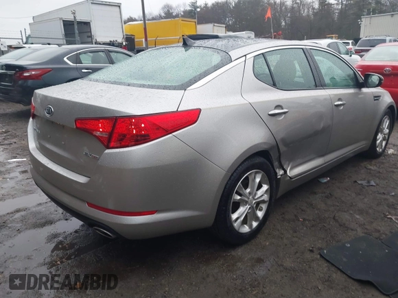 2013 Kia Optima EX with VIN 5XXGN4A73DG169405, listed as a IAAI auction lot 41681277 with 83,248 mi miles and . Bid and sale history available at carsss.com. Image 4.