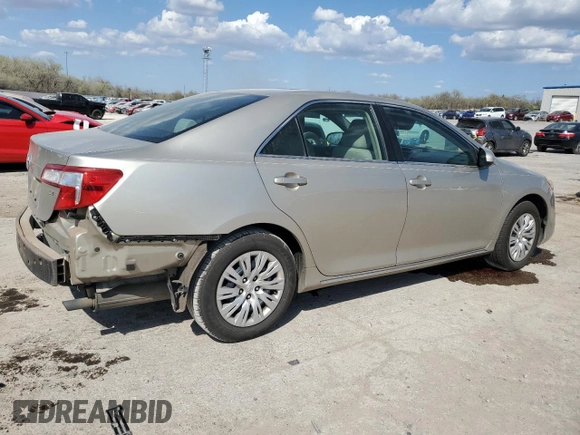 2014 Toyota Camry L with VIN 4T4BF1FK7ER348739, listed as a Copart auction lot 50494365 with 114,640 mi miles and Salvage Title. Bid and sale history available at carsss.com. Image 3.