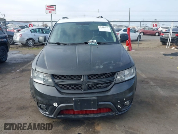 2016 Dodge Journey SXT with VIN 3C4PDDBG1GT196287, listed as a IAAI auction lot 41006247 with 11,389 mi miles and . Bid and sale history available at DreamBid. Image 12.