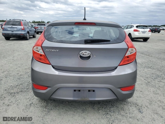 2013 Hyundai Accent GL with VIN KMHCT5AE0DU117549, listed as a Copart auction lot 54453905 with 276,266 mi miles and Clean Title. Bid and sale history available at carsss.com. Image 6.