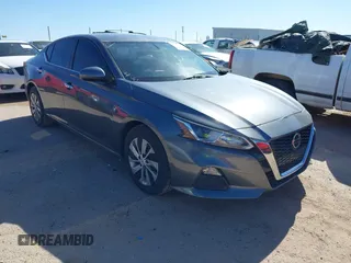 2019 Nissan Altima S with VIN 1N4BL4BV6KC145180, listed as a IAAI auction lot 42021255 with 122,592 mi miles and . Bid and sale history available at carsss.com. Image 1.