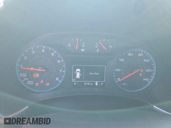 2019 Chevrolet Equinox LS with VIN 3GNAXHEV8KS648031, listed as a Copart auction lot 52197015 with 97,761 mi miles and Non Repairable. Bid and sale history available at DreamBid. Image 9.