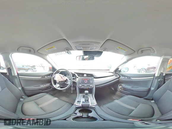 2019 Honda Civic Sedan LX with VIN 2HGFC2F63KH593619, listed as a Copart auction lot 51510595 with 51,467 mi miles and Salvage Title. Bid and sale history available at carsss.com. Image 14.