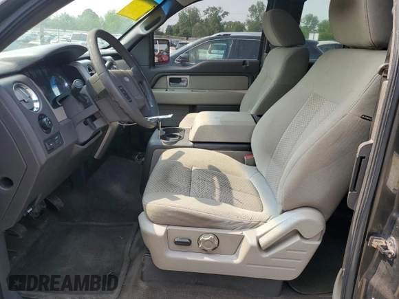2009 Ford F-150 STX with VIN 1FTRX14849FA73732, listed as a Copart auction lot 59317545 with 162,744 mi miles and Salvage title. Bid and sale history available at DreamBid. Image 7.