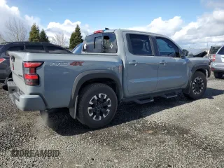 2024 Nissan Frontier SV z VIN 1N6ED1EK7RN631545, wystawiony jako Copart lot #49348715 z przebiegiem 12 973 mil mil oraz Szkoda całkowita • Salvage title. Historia ofert i sprzedaży dostępna na DreamBid. Obrazek 3.