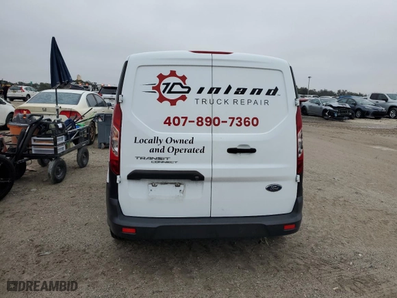 2019 Ford Transit Connect Van XL with VIN NM0LS6E24K1423291, listed as a Copart auction lot 42086445 with 47,998 mi miles and Salvage Title. Bid and sale history available at carsss.com. Image 6.