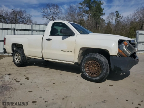 2018 Chevrolet Silverado 1500 Work Truck with VIN 1GCNCNEH9JZ147357, listed as a Copart auction lot 45340525 with 89,700 mi miles and Salvage Title. Bid and sale history available at carsss.com. Image 4.