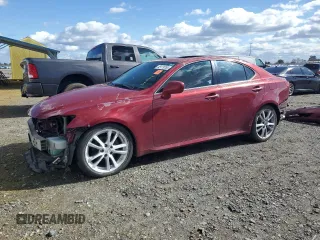 2008 Lexus IS 250 z VIN JTHBK262985073419, wystawiony jako Copart lot #45179765 z przebiegiem 218 322 mil mil oraz Szkody całkowita. Historia ofert i sprzedaży dostępna na DreamBid. Obrazek 1.