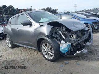 2016 Nissan Juke S with VIN JN8AF5MR3GT608584, listed as a IAAI auction lot 41709025 with 63,616 mi miles. Bid and sale history available at carsss.com. Image 1.