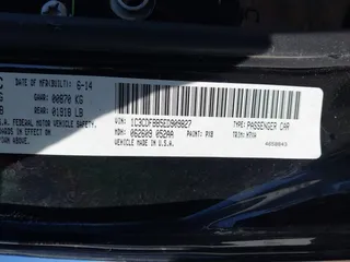 2014 Dodge Dart SXT with VIN 1C3CDFBB5ED909827, listed as a IAAI auction lot 42133689 with 100,214 mi miles and . Bid and sale history available at carsss.com. Image 9.