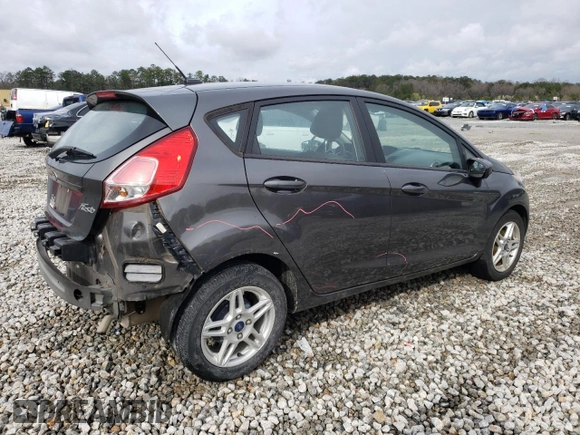 2017 Ford Fiesta SE with VIN 3FADP4EJ5HM167667, listed as a Copart auction lot 48505885 with 37,263 mi miles and Salvage Title. Bid and sale history available at carsss.com. Image 3.
