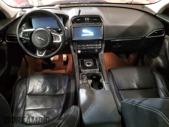 2017 Jaguar F-Pace 35t R-Sport with VIN SADCL2BV5HA490891, listed as a Copart auction lot 45609965 with 127,187 mi miles and Salvage title. Bid and sale history available at DreamBid. Image 8.