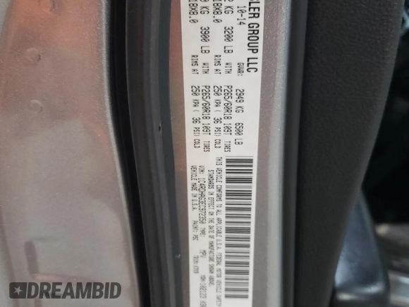 2014 Dodge Durango SXT with VIN 1C4RDHAG3EC972350, listed as a Copart auction lot 49389595 with 187,840 mi miles and Salvage Title. Bid and sale history available at carsss.com. Image 13.