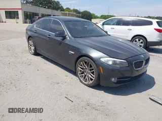 2011 BMW 5 Series 535i xDrive with VIN WBAFU7C58BC877235, listed as a IAAI auction lot 41684559 with 130,465 mi miles. Bid and sale history available at carsss.com. Image 1.