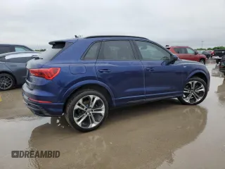 2022 Audi Q3 S line Premium Plus with VIN WA1EECF36N1062783, listed as a Copart auction lot 51578425 with 110,454 mi miles and Clean title. Bid and sale history available at DreamBid. Image 3.
