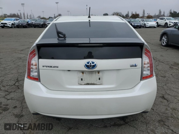 2015 Toyota Prius Four with VIN JTDKN3DU6F0477078, listed as a Copart auction lot 86175844 with 175,856 mi miles and Salvage Title. Bid and sale history available at DreamBid. Image 6.