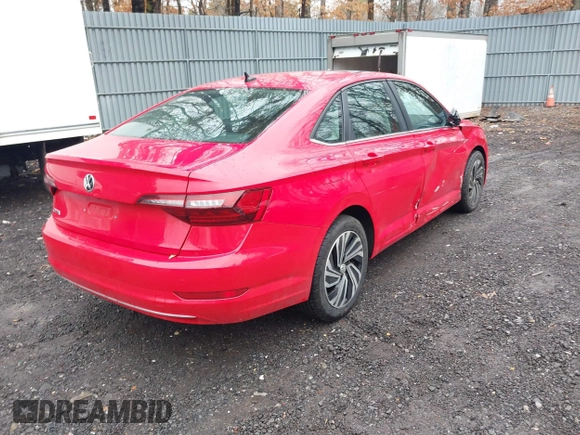 2021 Volkswagen Jetta SEL with VIN 3VWE57BU2MM041875, listed as a IAAI auction lot 41534030 with 20,282 mi miles and . Bid and sale history available at DreamBid. Image 4.