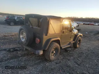 2003 Jeep Wrangler Sport with VIN 1J4FA49S03P366176, listed as a Copart auction lot 87745925 with 158,370 mi miles and Salvage Title. Bid and sale history available at carsss.com. Image 3.
