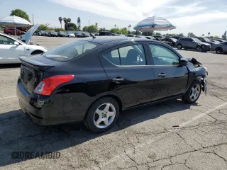 2019 Nissan Versa SV with VIN 3N1CN7AP3KL853861, listed as a Copart auction lot 60297415 with 118,486 mi miles and Salvage title. Bid and sale history available at DreamBid. Image 3.