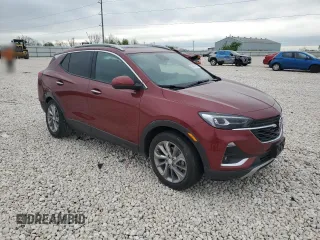 2023 Buick Encore GX Essence with VIN KL4MMFSLXPB122423, listed as a Copart auction lot 50461365 with 23,230 mi miles and Salvage title. Bid and sale history available at DreamBid. Image 4.