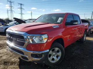 2019 Ram 1500 Big Horn/Lone Star with VIN 1C6RRFFGXKN920025, listed as a Copart auction lot 47775594 with 61,179 mi miles and Salvage Title. Bid and sale history available at carsss.com. Image 1.