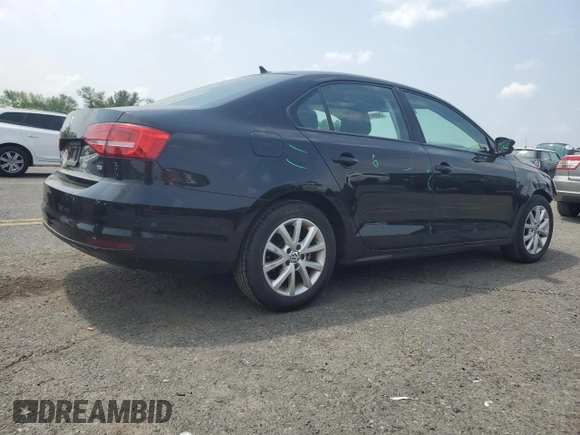 2015 Volkswagen Jetta SE with VIN 3VWD17AJ1FM349301, listed as a Copart auction lot 58963255 with 156,480 mi miles and Salvage title. Bid and sale history available at DreamBid. Image 3.