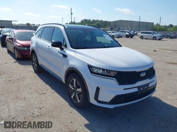 2021 Kia Sorento S with VIN 5XYRL4LC1MG002786, listed as a IAAI auction lot 42253503 with 90,893 mi miles and . Bid and sale history available at DreamBid. Image 1.