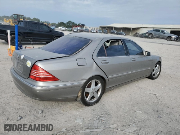 2004 Mercedes-Benz S-Class 4.3L with VIN WDBNG70J24A394215, listed as a Copart auction lot 67526124 with 0 mi miles and Clean Title. Bid and sale history available at carsss.com. Image 3.