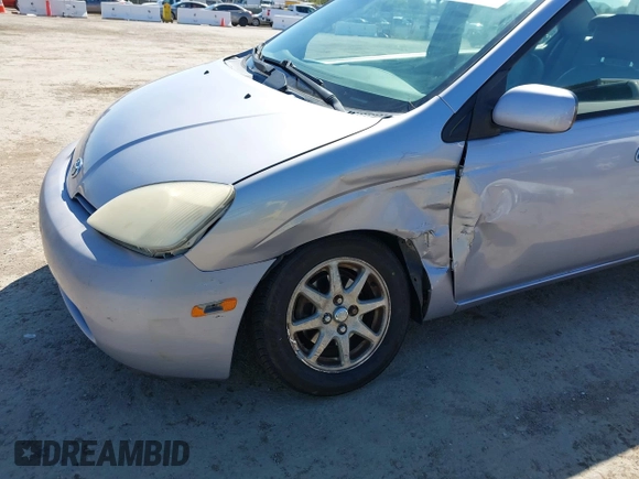 2002 Toyota Prius with VIN JT2BK12U120068005, listed as a IAAI auction lot 41937378 with 160,494 mi miles and . Bid and sale history available at DreamBid. Image 6.