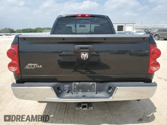 2007 Dodge Ram 1500 SLT with VIN 1D7HA18297S243676, listed as a Copart auction lot 53876635 with 269,766 mi miles and Salvage Title. Bid and sale history available at carsss.com. Image 6.