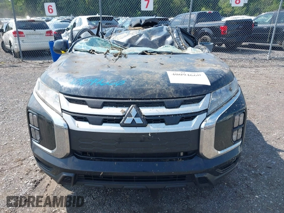 2022 Mitsubishi Outlander Sport ES with VIN JA4ARUAU0NU003073, listed as a IAAI auction lot 40094660 with 44,299 mi miles. Bid and sale history available at carsss.com. Image 12.