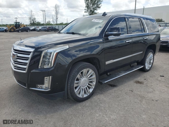 2018 Cadillac Escalade Platinum with VIN 1GYS4DKJ0JR290810, listed as a Copart auction lot 60144494 with 84,460 mi miles and Non Repairable. Bid and sale history available at carsss.com. Image 1.
