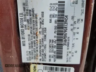 2016 Ford Fusion SE with VIN 3FA6P0H79GR139454, listed as a Copart auction lot 47870055 with 0 mi miles and Salvage Title. Bid and sale history available at carsss.com. Image 14.