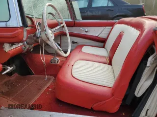 1956 Ford Thunderbird with VIN P6FH249214, listed as a Copart auction lot 72166474 with 91,315 mi miles and Clean Title. Bid and sale history available at DreamBid. Image 7.