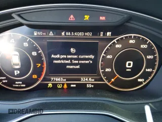 2018 Audi Q5 Premium Plus with VIN WA1BNAFY6J2011596, listed as a Copart auction lot 71643692 with 77,663 mi miles. Bid and sale history available at carsss.com. Image 9.