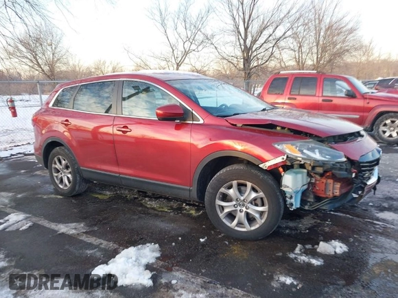 2014 Mazda CX-9 Touring with VIN JM3TB3CV1E0433325, listed as a IAAI auction lot 41409898 with 117,082 mi miles. Bid and sale history available at carsss.com. Image 1.
