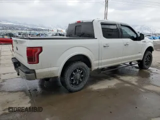 2015 Ford F-150 XLT with VIN 1FTEW1EG2FFB17259, listed as a Copart auction lot 46530595 with 217,074 mi miles and Salvage Title. Bid and sale history available at carsss.com. Image 3.
