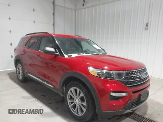 2022 Ford Explorer XLT с VIN 1FMSK8DH8NGB23802, выставлен на аукционе IAAI как лот 41607335 с пробегом 26 868 миль миль и . История ставок и продаж доступна на DreamBid. Изображение 1.
