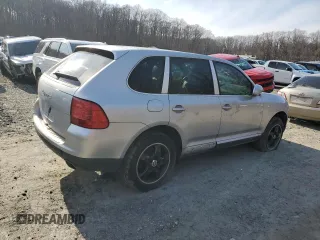 2004 Porsche Cayenne S with VIN WP1AB29P54LA76777, listed as a Copart auction lot 44341825 with 128,667 mi miles and Salvage Title. Bid and sale history available at carsss.com. Image 3.