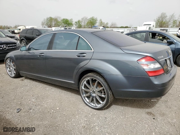 2009 Mercedes-Benz S-Class 5.5L V8 with VIN WDDNG71X49A259707, listed as a Copart auction lot 49673545 with 93,934 mi miles and Clean Title. Bid and sale history available at carsss.com. Image 2.