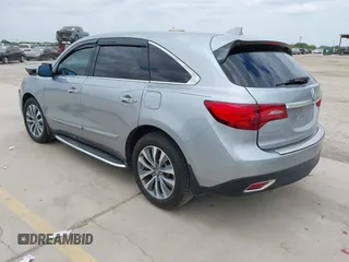 2016 Acura MDX w/Tech with VIN 5FRYD3H42GB008644, listed as a IAAI auction lot 42035686 with 96,467 mi miles. Bid and sale history available at carsss.com. Image 3.