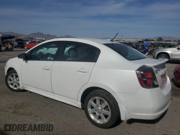 2012 Nissan Sentra S with VIN 3N1AB6AP5CL685801, listed as a Copart auction lot 54269395 with 90,960 mi miles and Salvage title. Bid and sale history available at DreamBid. Image 2.
