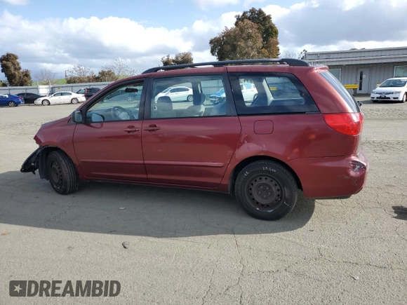 2006 Toyota Sienna CE with VIN 5TDZA23C46S408349, listed as a Copart auction lot 51479595 with 231,901 mi miles and Salvage Title. Bid and sale history available at carsss.com. Image 2.