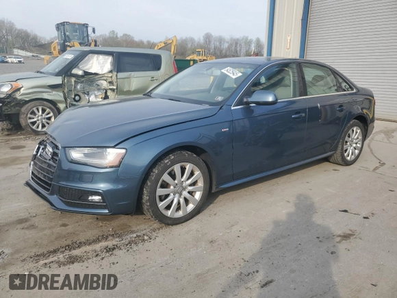 2015 Audi A4 Premium with VIN WAUBFAFL5FN023006, listed as a Copart auction lot 54525945 with 97,223 mi miles and Salvage Title. Bid and sale history available at carsss.com. Image 1.