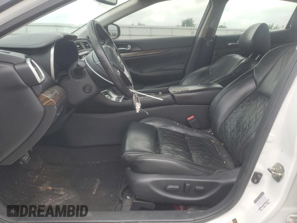 2016 Nissan Maxima Platinum with VIN 1N4AA6AP8GC406798, listed as a Copart auction lot 60143595 with 134,704 mi miles and Salvage title. Bid and sale history available at DreamBid. Image 7.