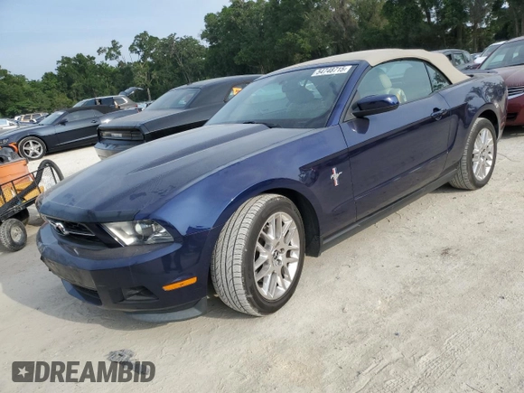 2012 Ford Mustang V6 с VIN 1ZVBP8EM4C5220891, выставлен на аукционе Copart как лот 54748715 с пробегом 113 360 миль миль и Списание • Salvage title. История ставок и продаж доступна на DreamBid. Изображение 1.